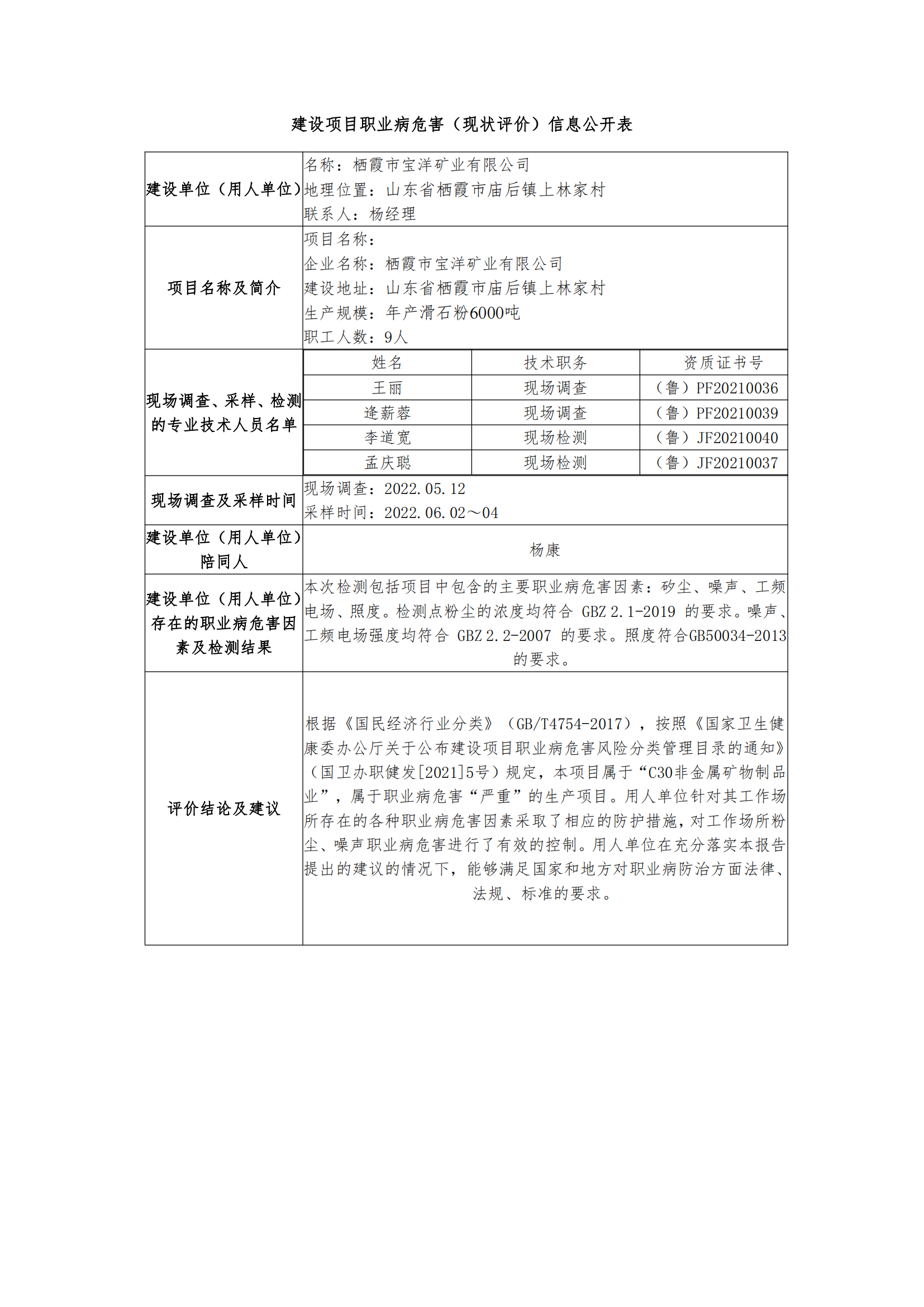 建設(shè)項目職業(yè)病危害（現(xiàn)狀評價）信息公開表_01.png