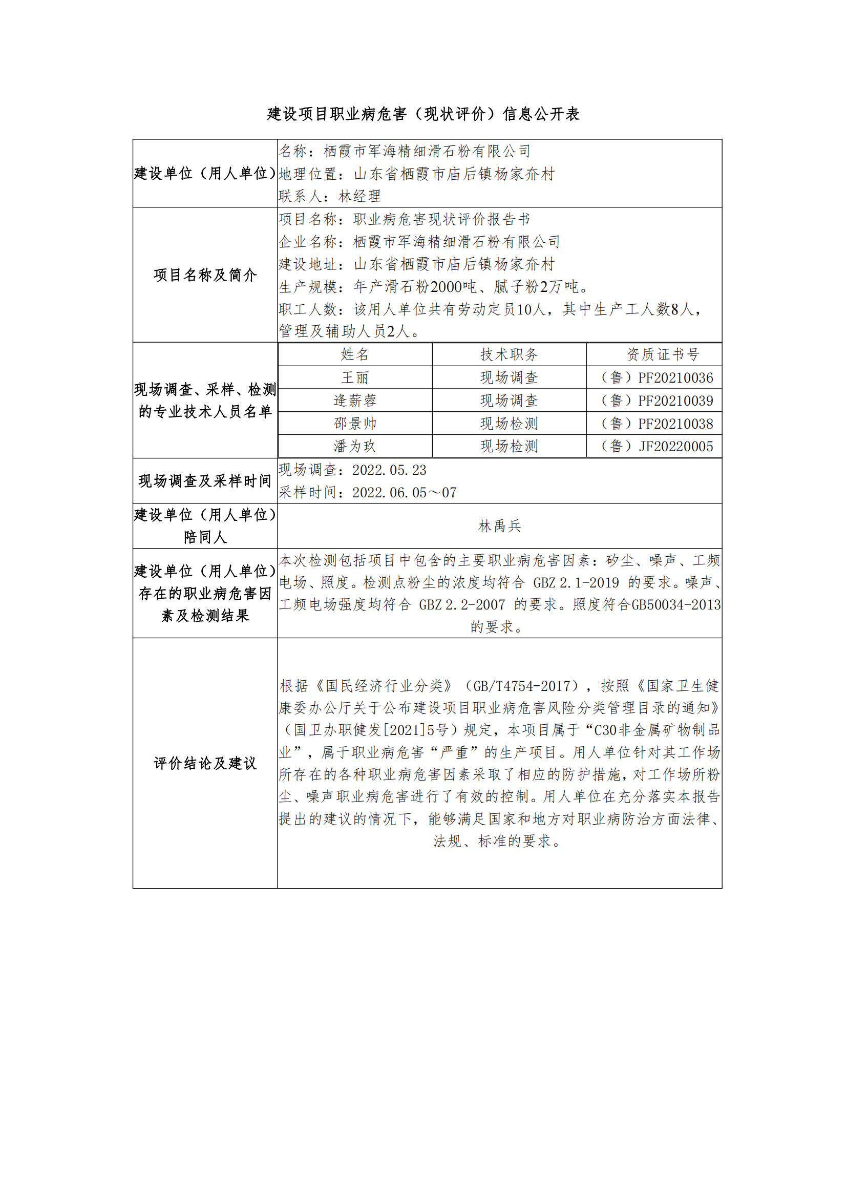 建設(shè)項目職業(yè)病危害（現(xiàn)狀評價）信息公開表_004.png